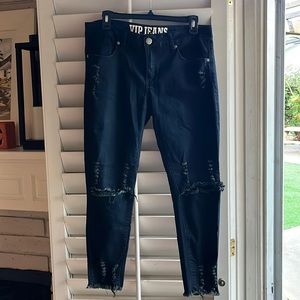 VIP Distressed Jeans NWOT